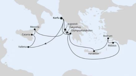 Griechenland & Mittelmeerinseln ab Korfu 2
